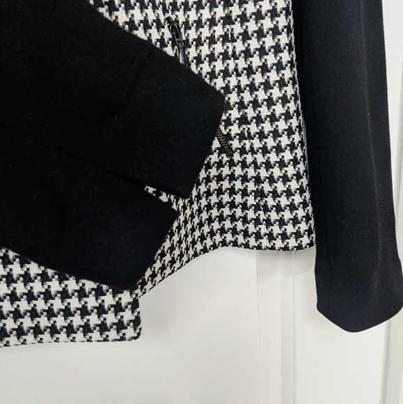 Tahari Arthur S Levine Houndstooth Jacket, sz XS - Picture 12 of 14